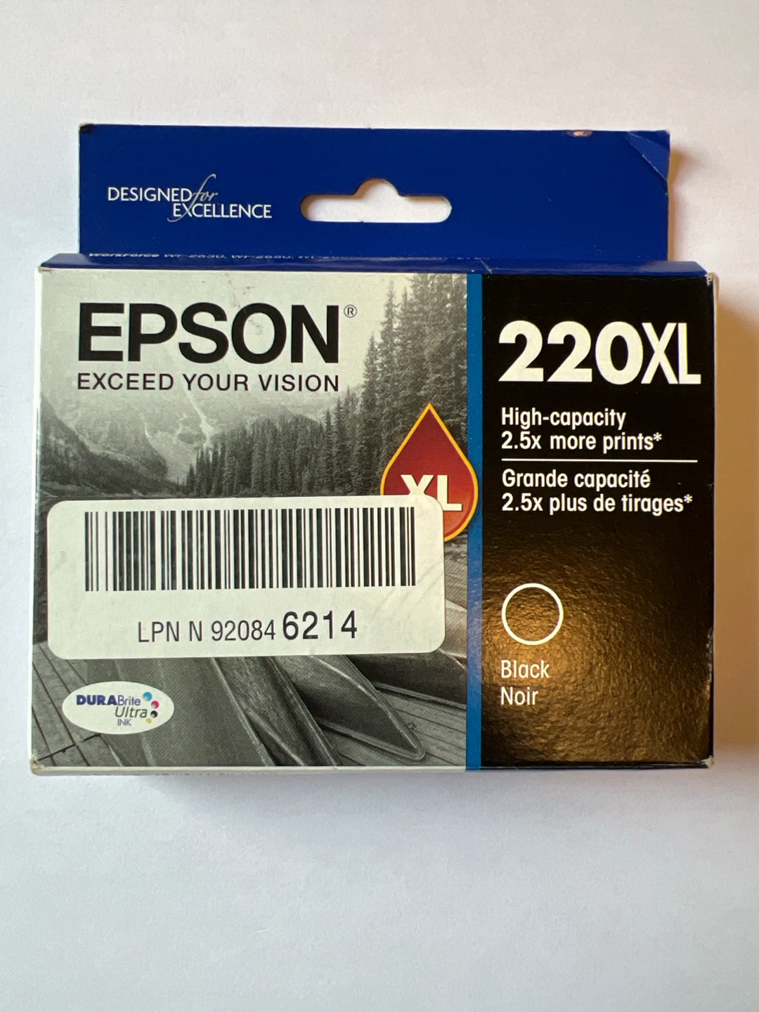 2 BRAND NEW - Epson 220XL Black Ink Cartridge
