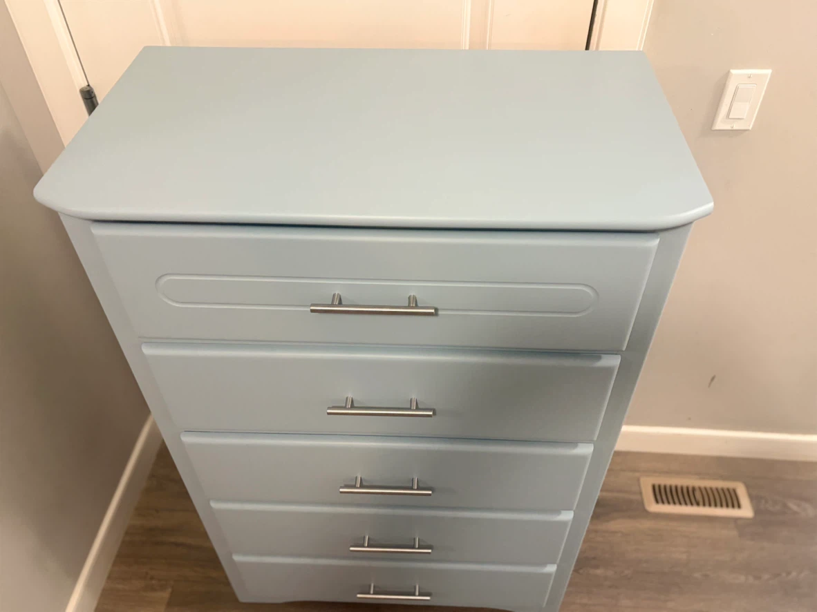 Gorgeous coastal blue chest of drawers - photo 5