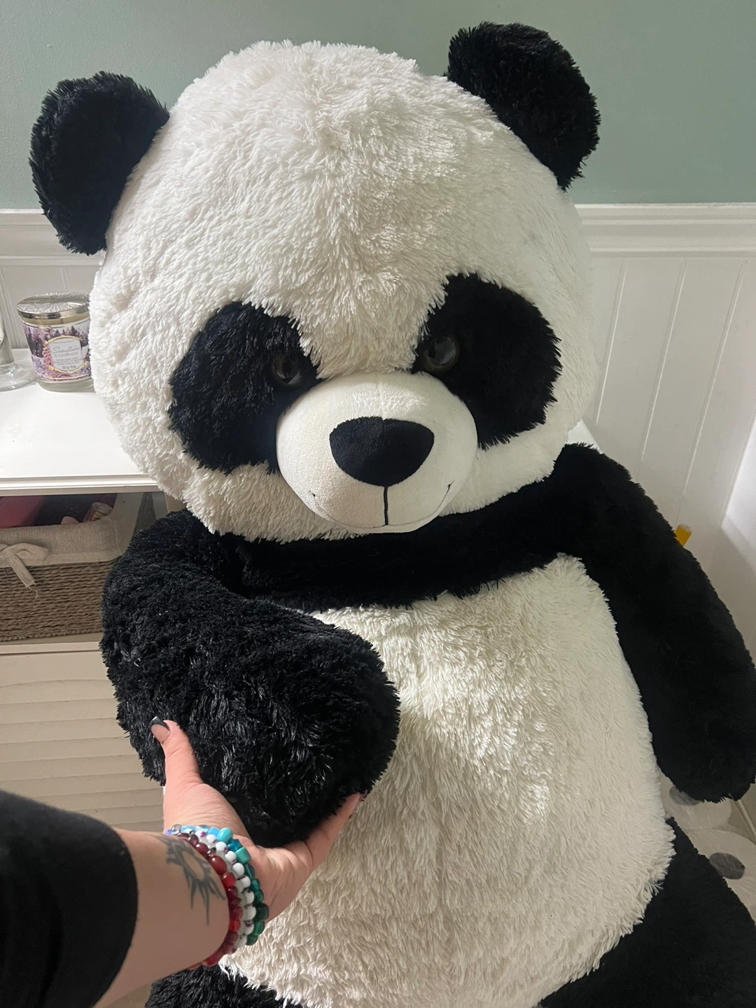 Giant 4 ft Plush Panda Stuffed Animal Toy - photo 3