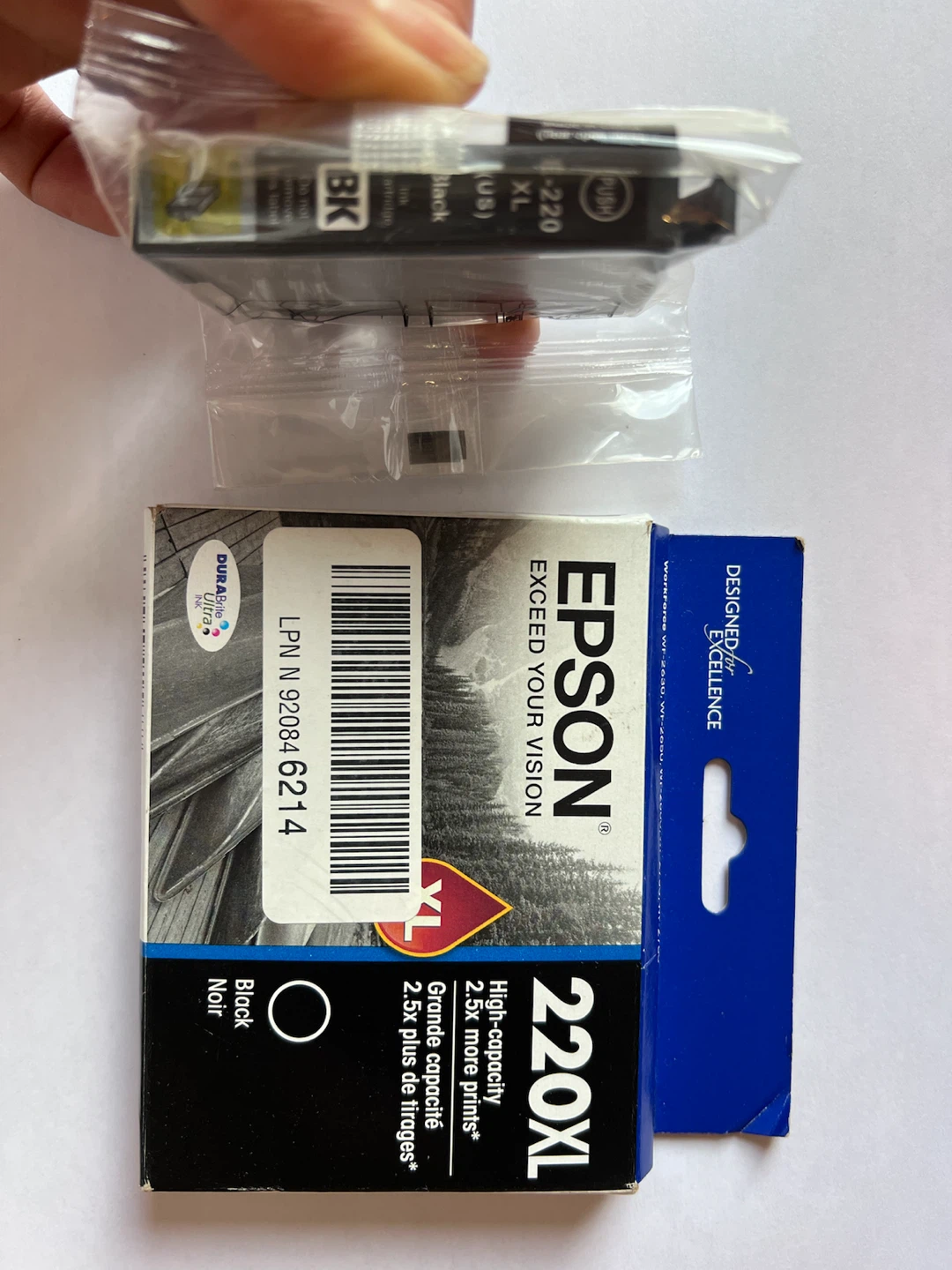 2 BRAND NEW - Epson 220XL Black Ink Cartridge - photo 5