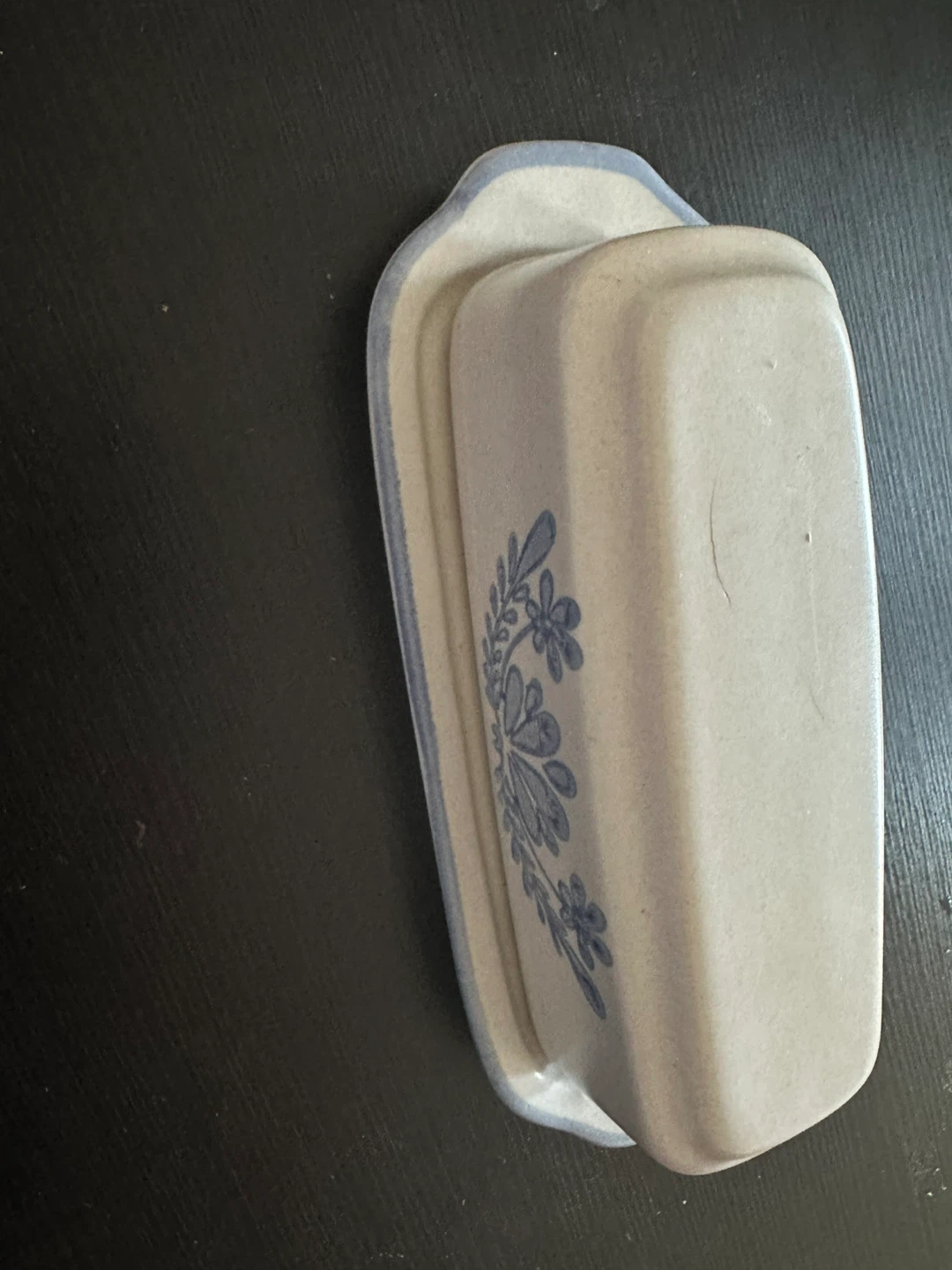 Vintage Butter Dish with Floral Design - photo 5