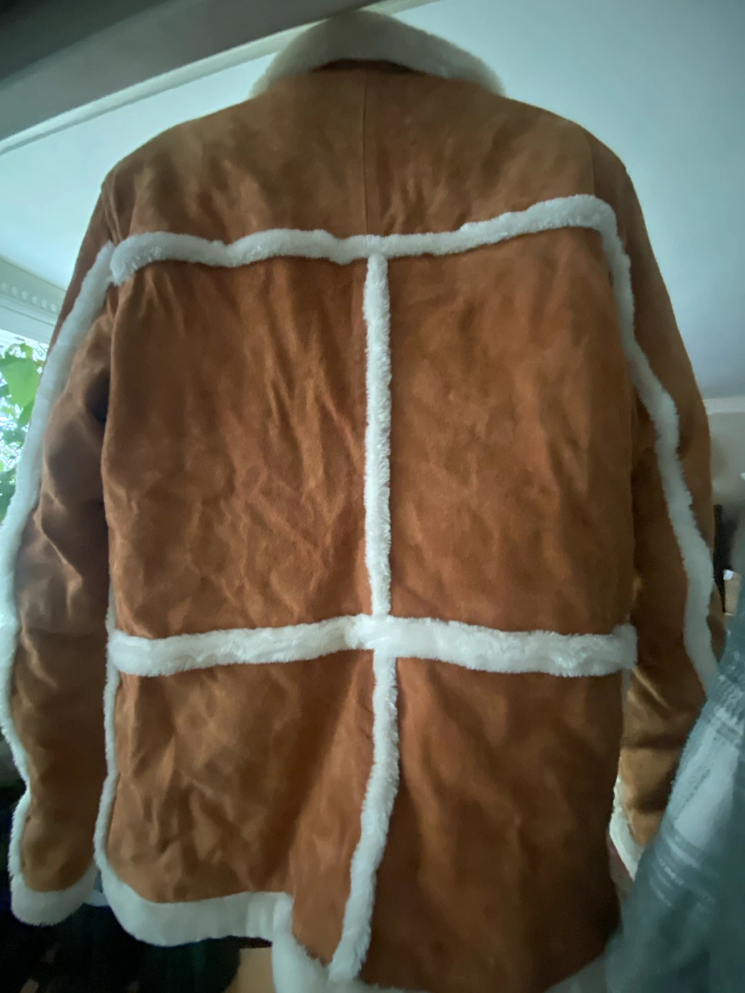 Shearling Brown Suede Fur Lined Jacket - photo 2