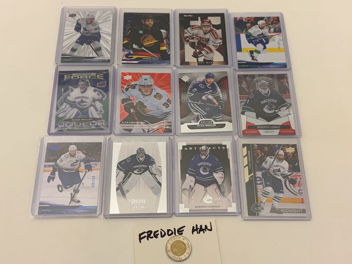 Vancouver Canucks Hockey Cards Jersey Auto SP - photo 3