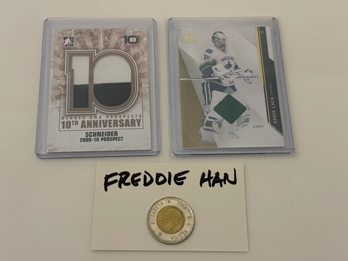 Vancouver Canucks Hockey Cards Jersey Auto SP - photo 5