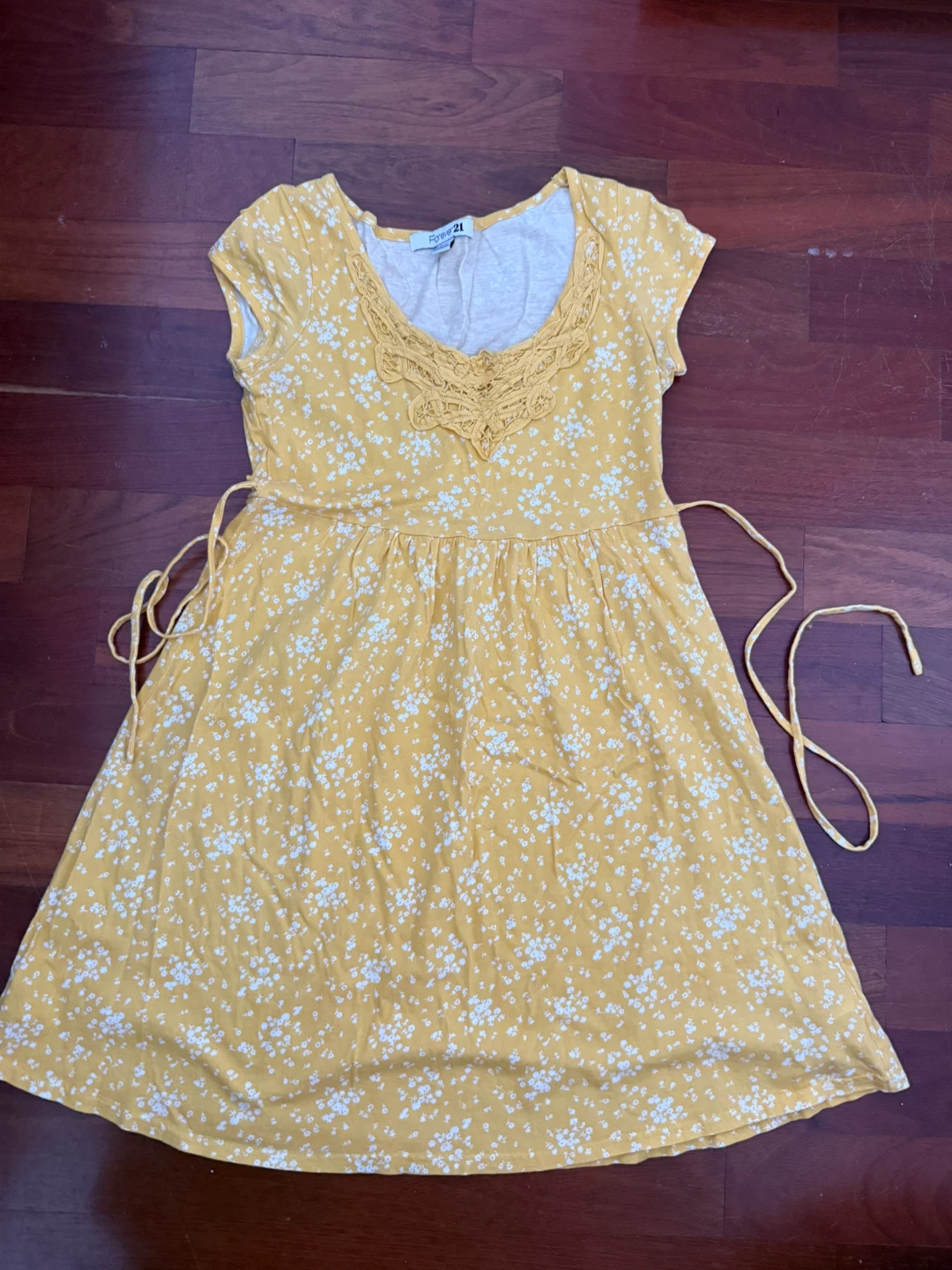 Forever 21 Yellow Floral Dress