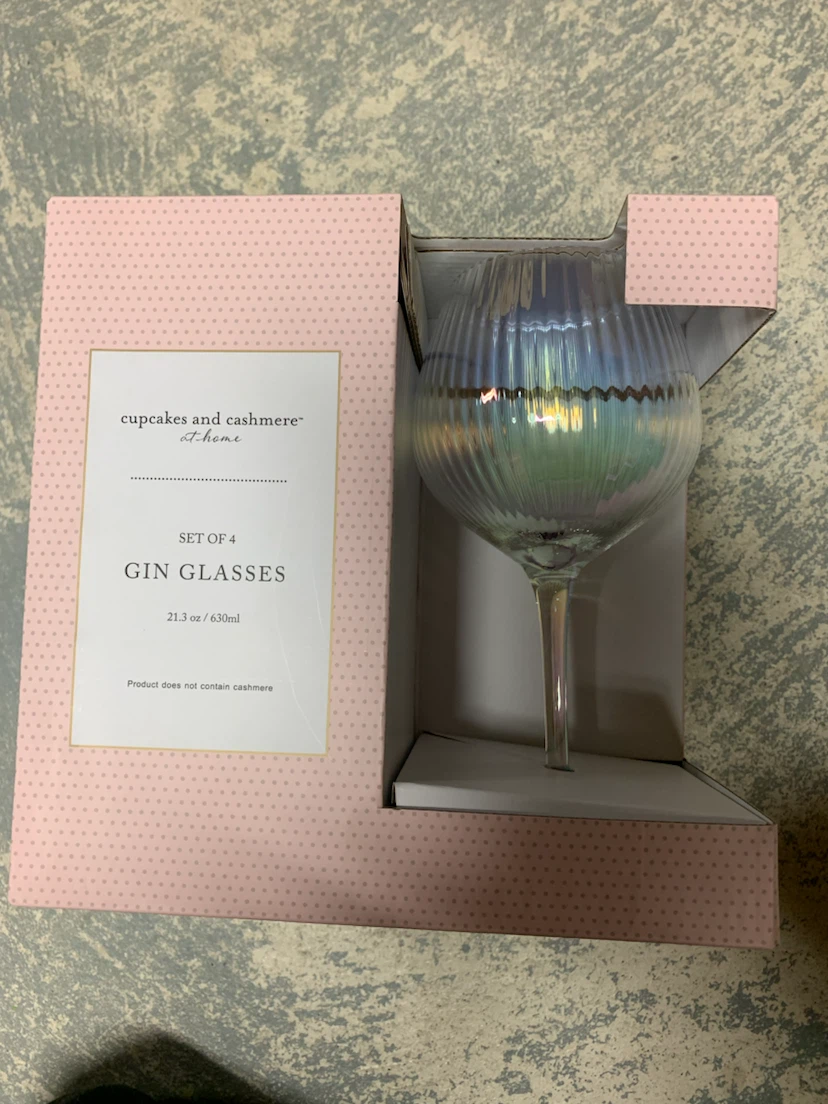 Set of 4 Cupcakes and Cashmere Gin Glasses - photo 2