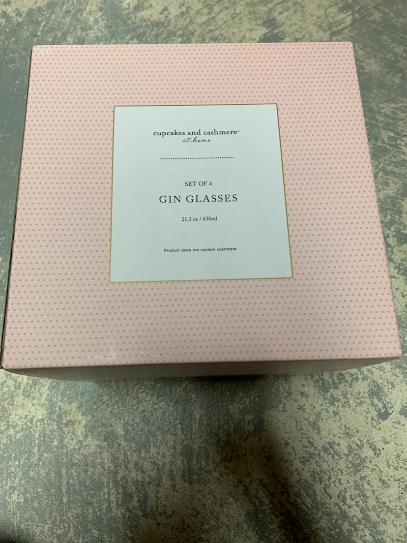 Set of 4 Cupcakes and Cashmere Gin Glasses - photo 4