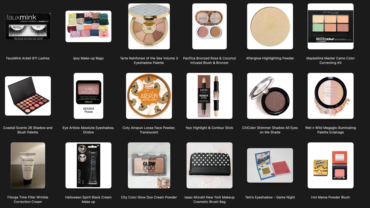 LARGE MAKE-UP COLLECTION