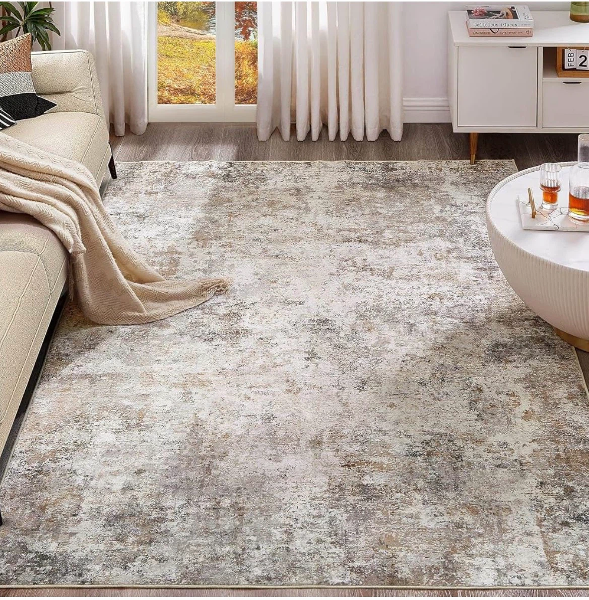 8'x10' Area Rug - Ultra-soft, Non-slip, Stain-resistant