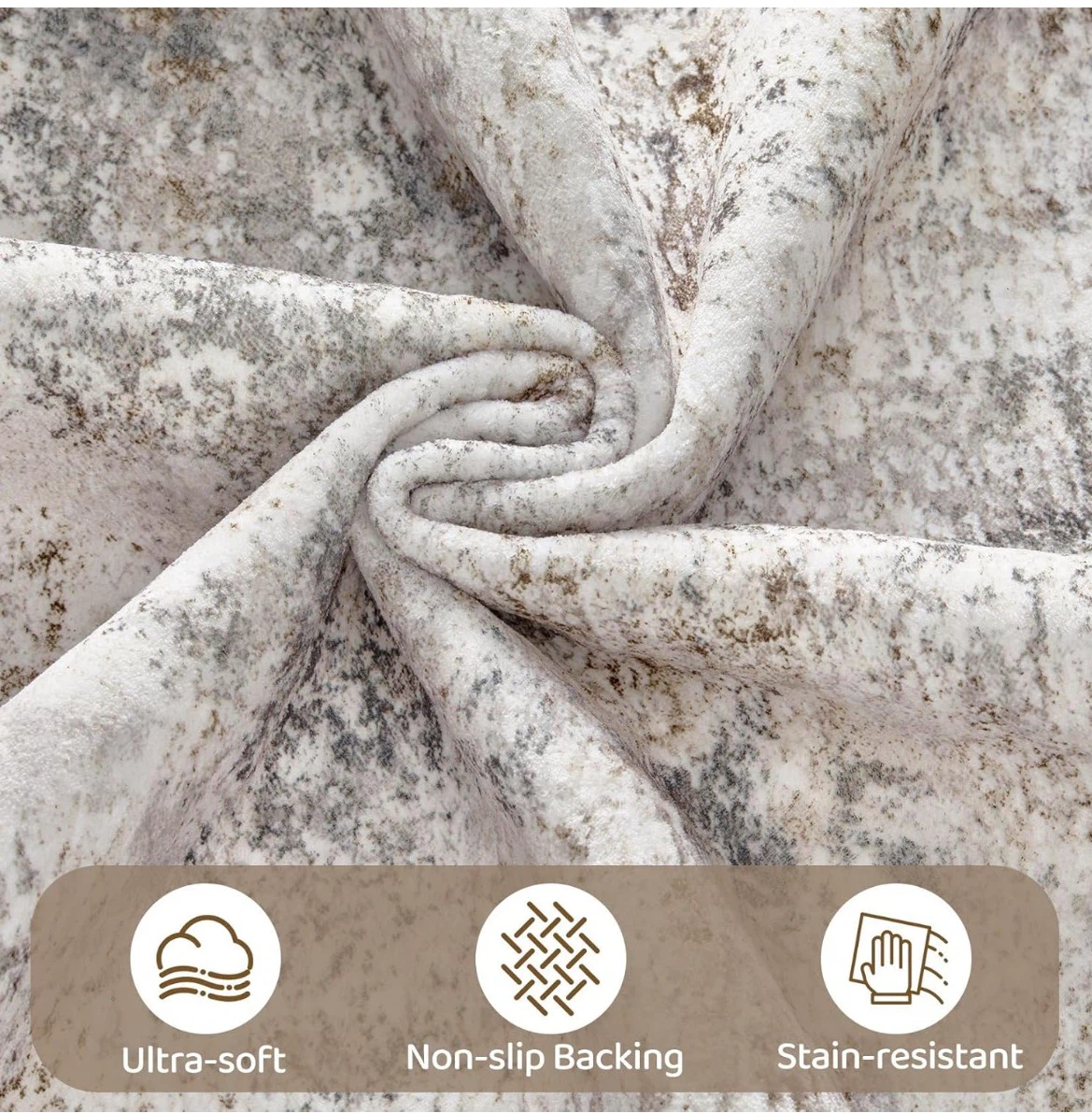 8'x10' Area Rug - Ultra-soft, Non-slip, Stain-resistant - photo 3
