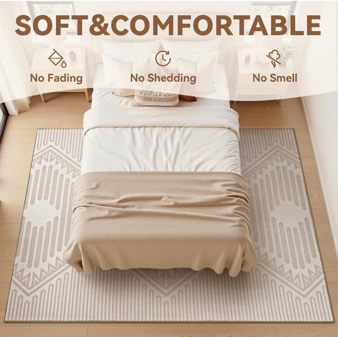 Soft & Comfortable Geometric Area Rug - photo 3