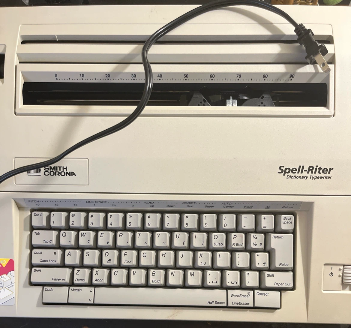 Smith Corona Spell-Riter Dictionary Typewriter