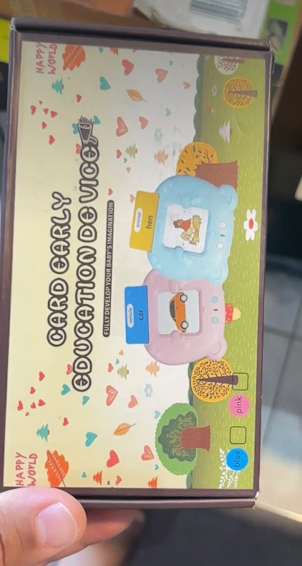 Card Early Education Device (blue colour)