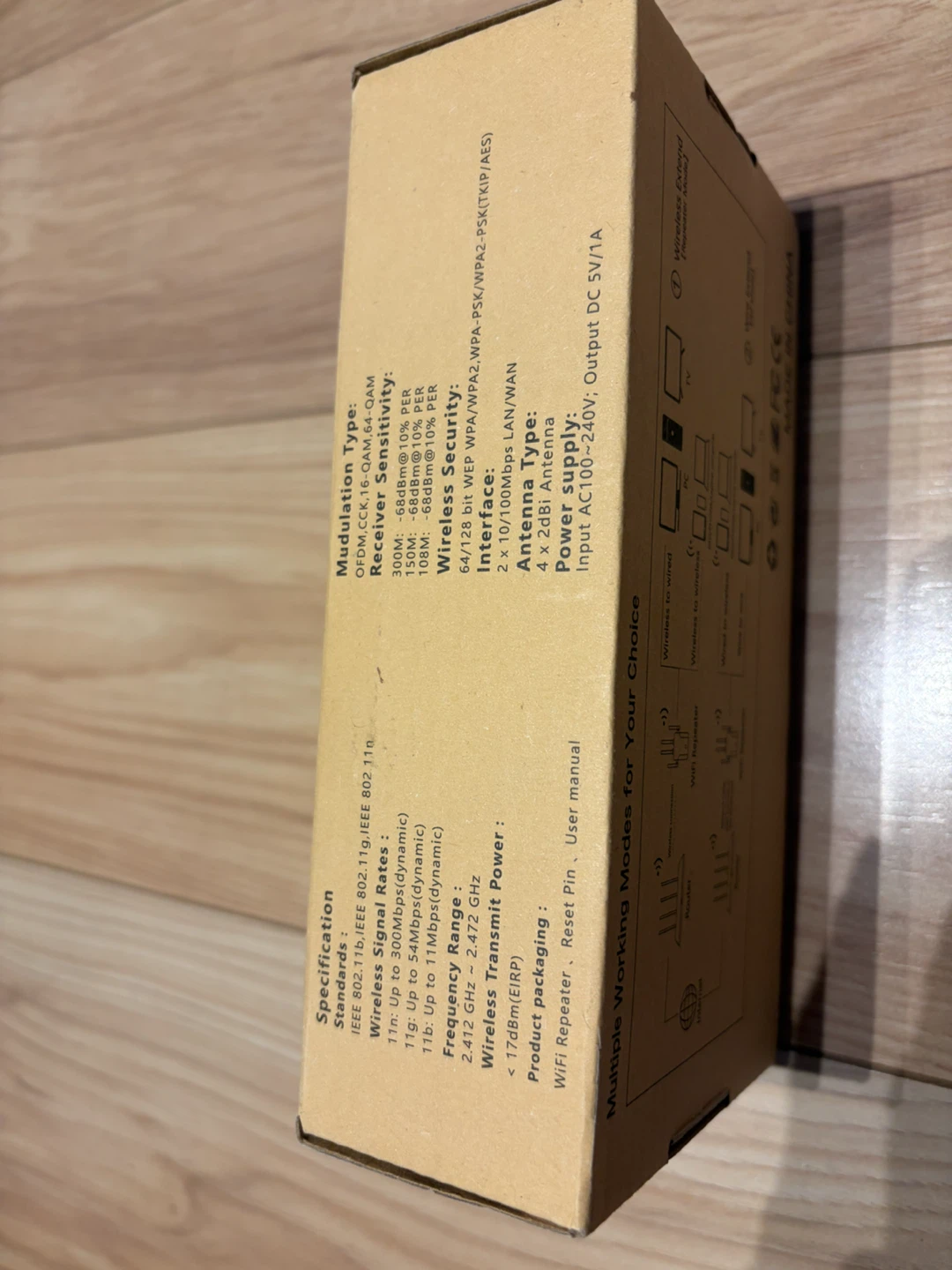 300Mbps Wireless Repeater WiFi Extender - photo 3