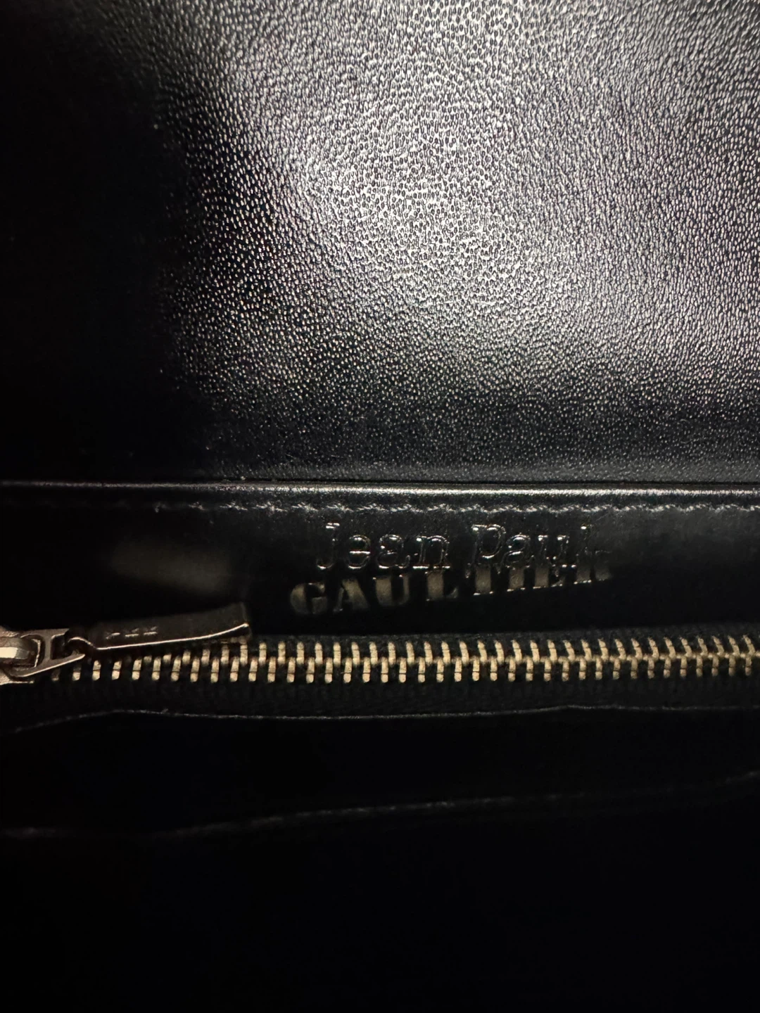 Vintage Jean Paul Gaultier Black Leather Shoulder Bag - photo 5