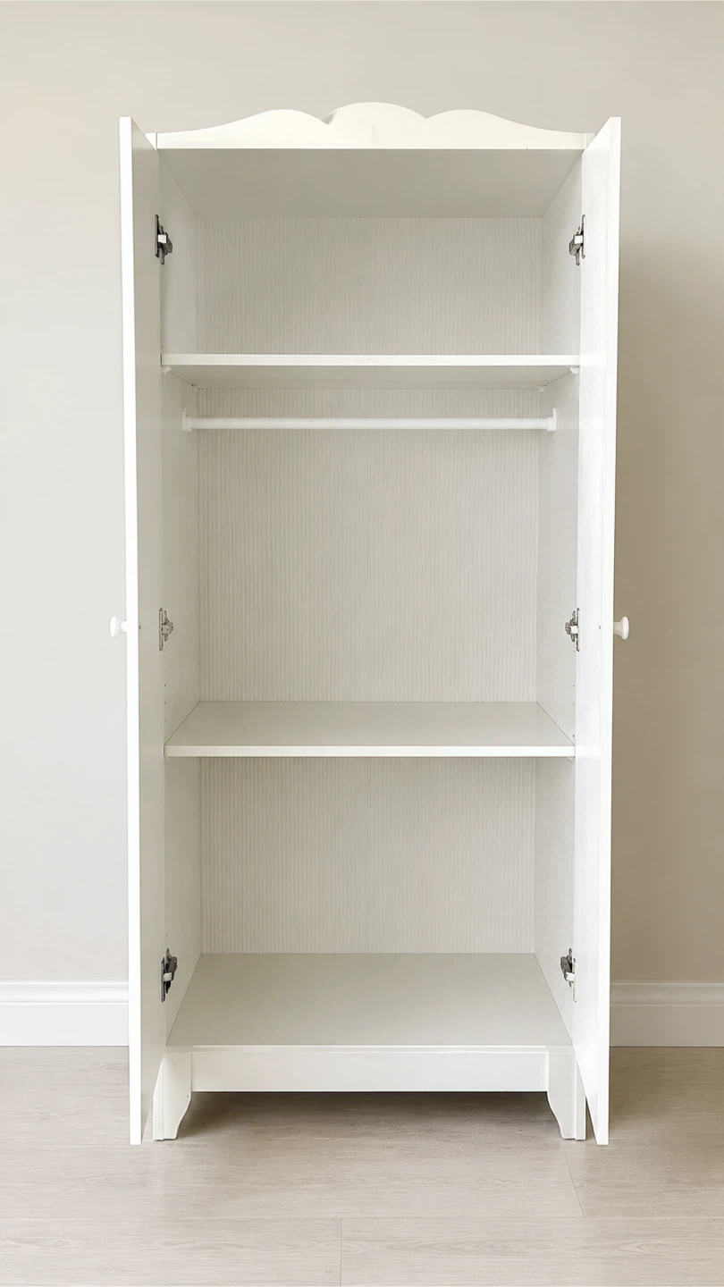 White Children's Wardrobe - photo 2