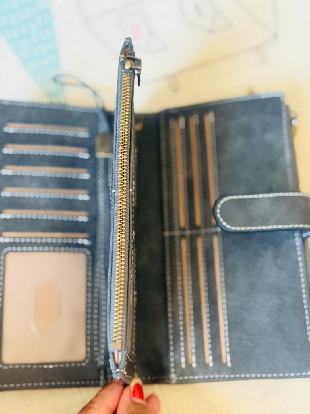 Women's Faux Leather Wallet - photo 2
