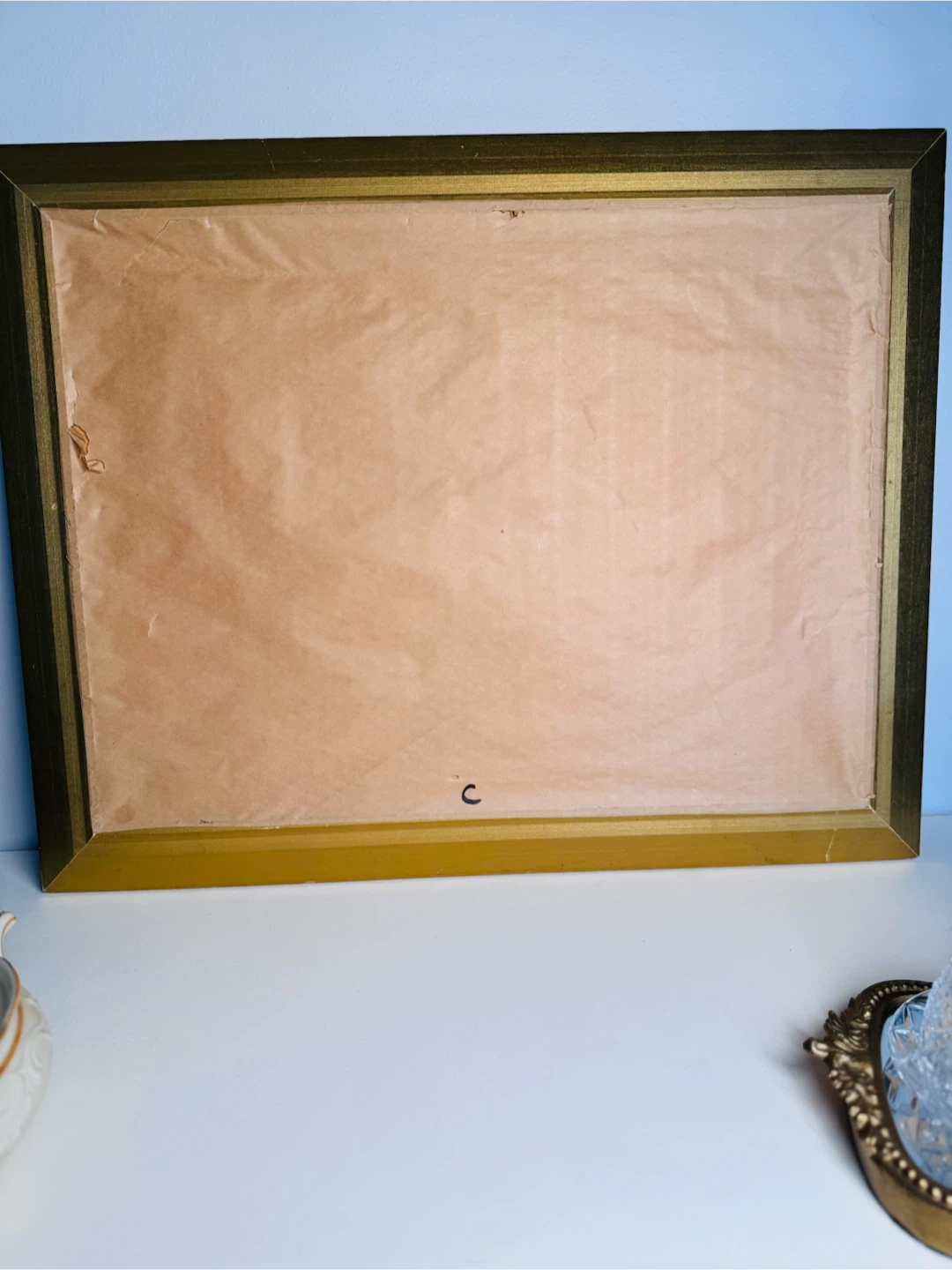 Vintage Landscape Painting in Ornate Frame - photo 2