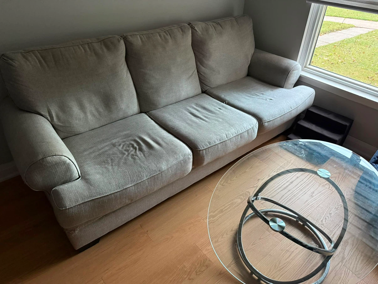 Neutral Beige 3-Seater Sofa - photo 2