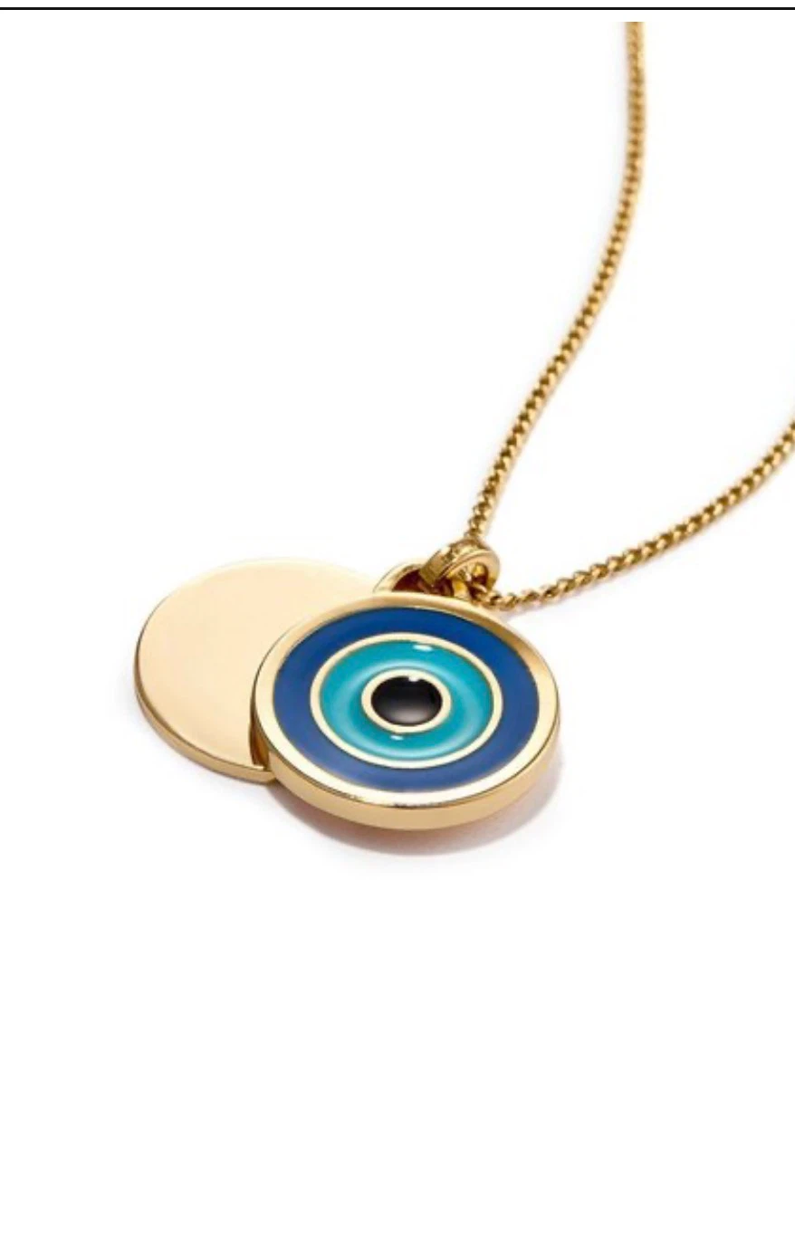 Gold Evil Eye Necklace