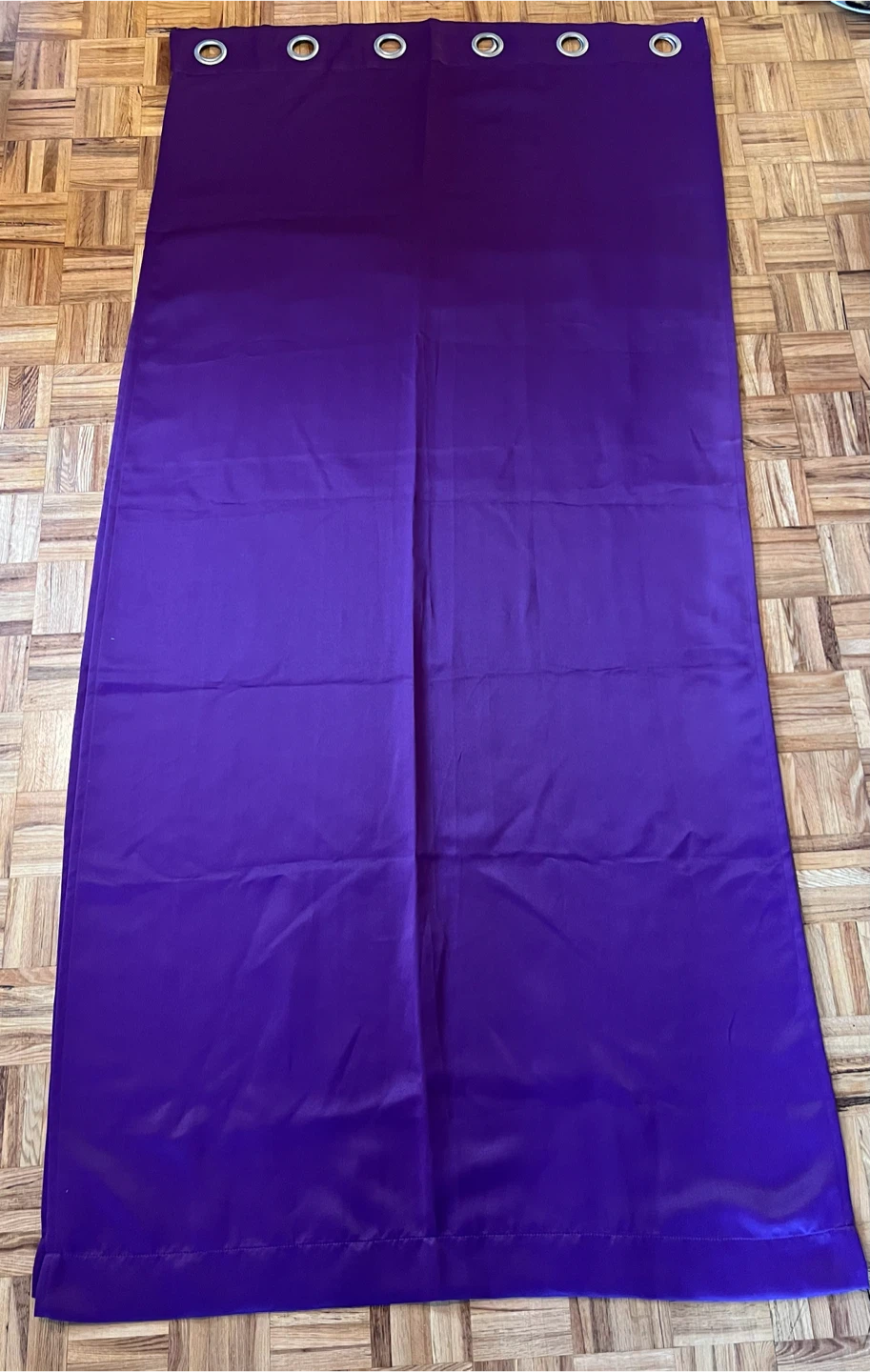 Mainstays Purple Grommet Curtain Panel 40" x 84" - photo 4
