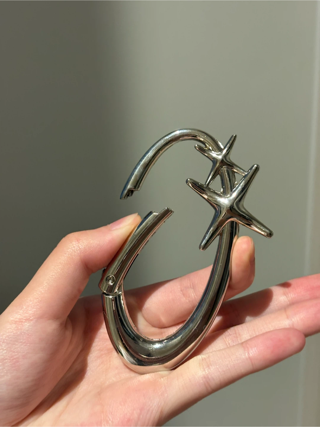 Silver Star Charm Carabiner - photo 2