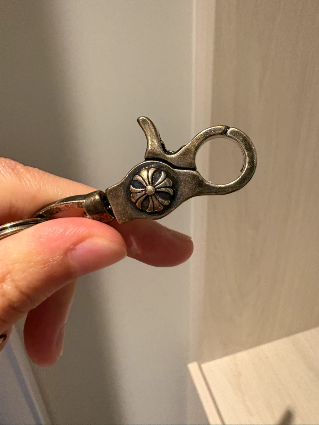 Chrome Hearts Keychain with Cross and Dice Charms - photo 5