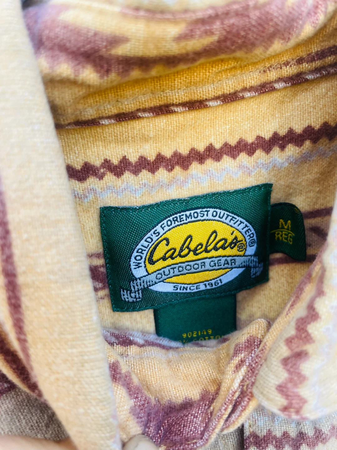 Vintage Cabelas men’s medium button up shirt - photo 2