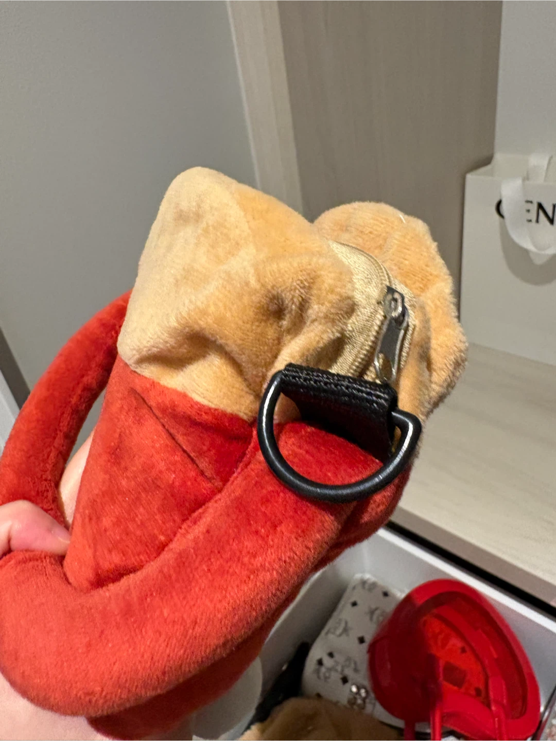 Plush French Fry Bag with Handle - photo 3