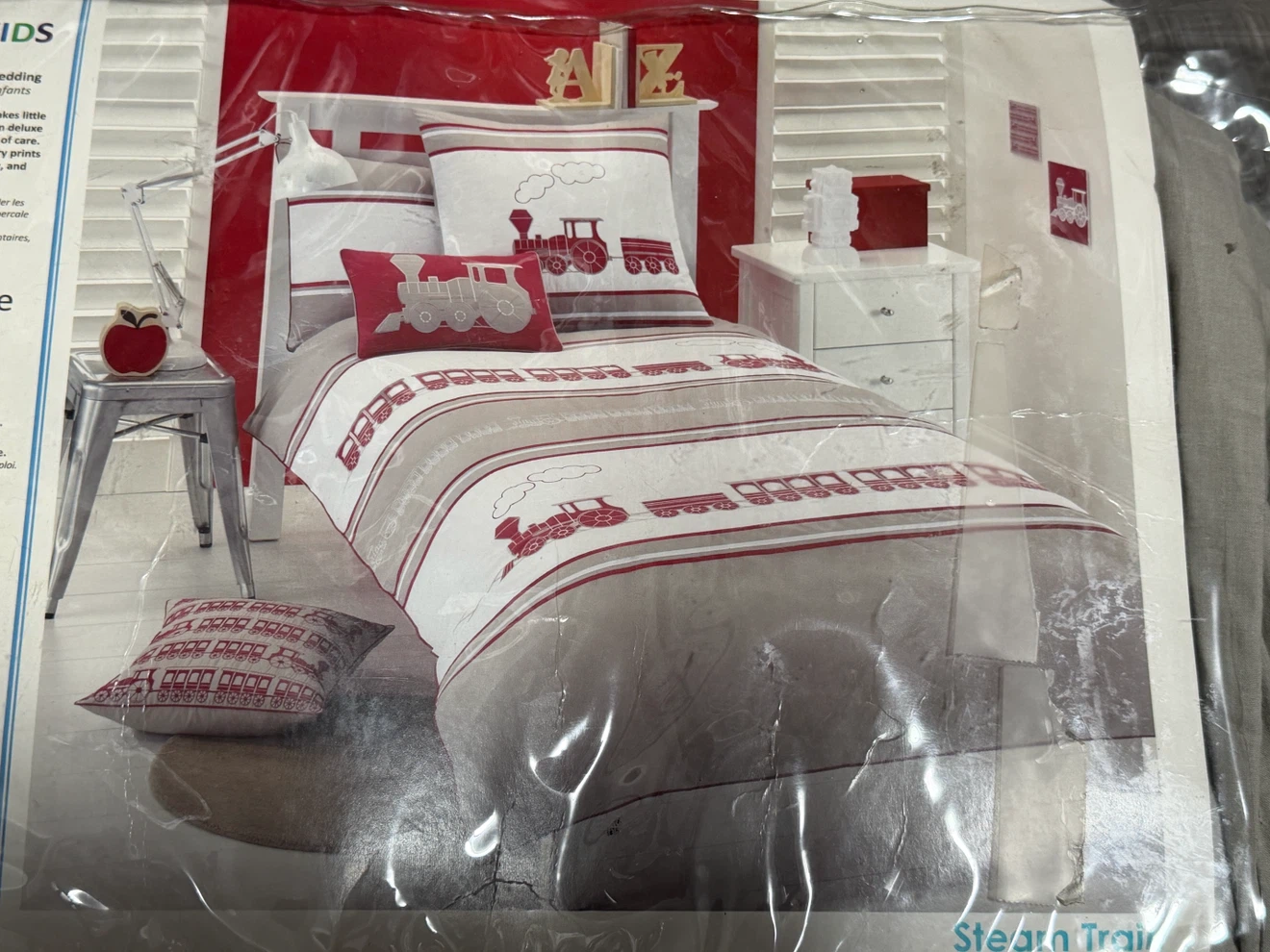Maholi Kids Twin "Steam Train" Duvet Cover Set - photo 2