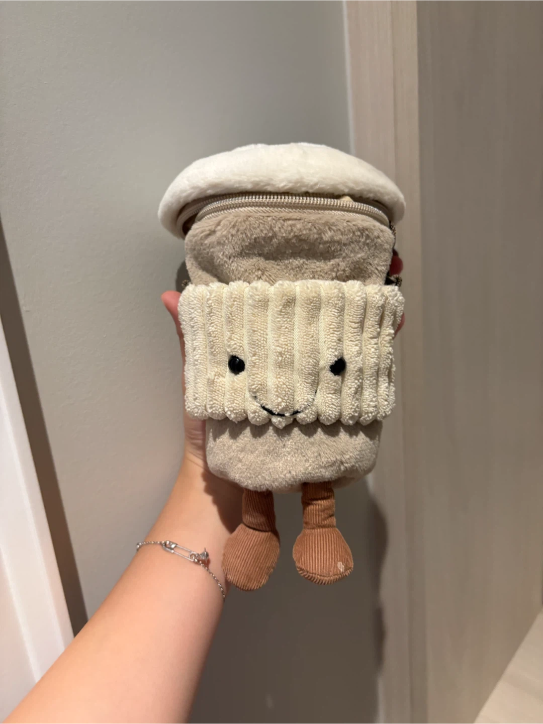 Jellycat Plush Coffee Cup Bag