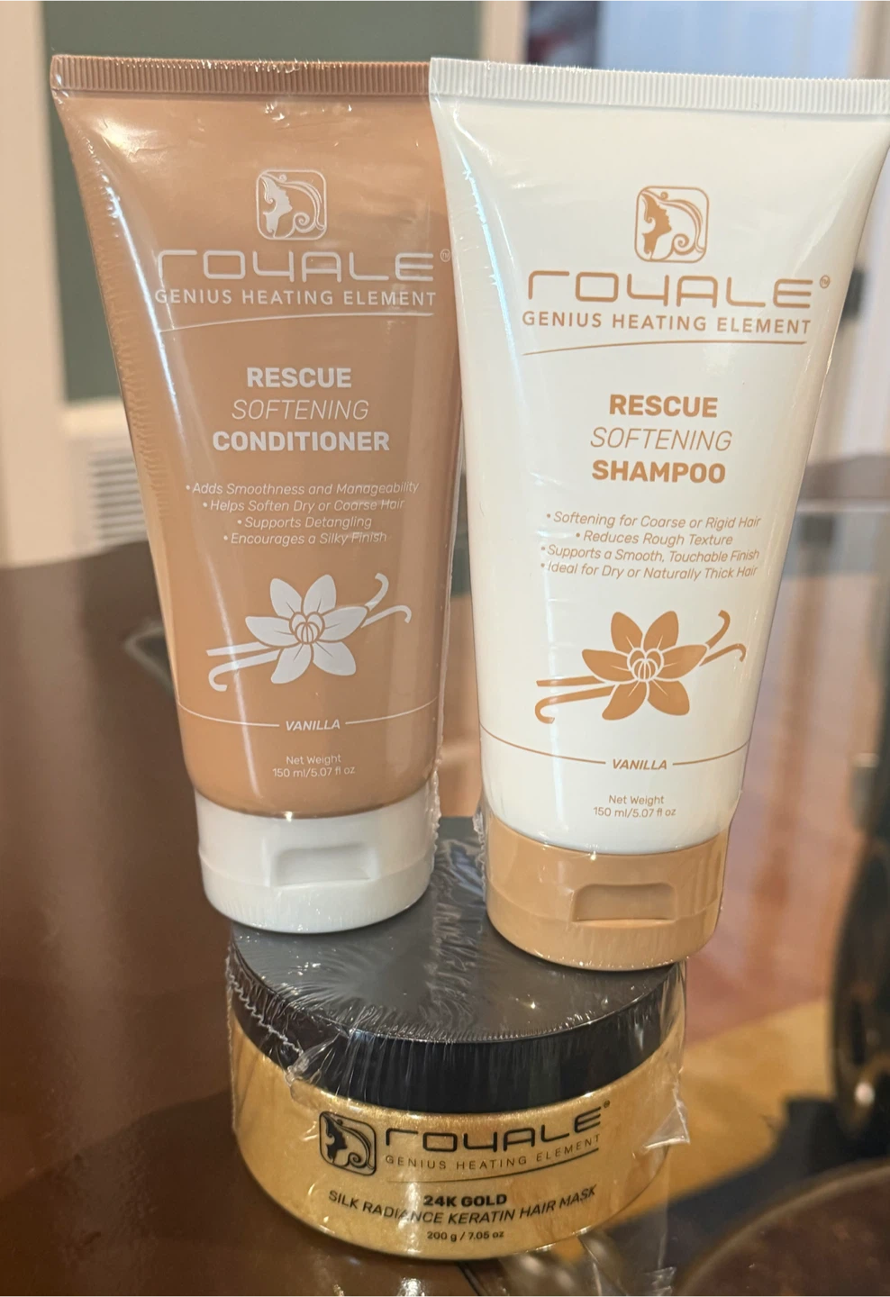 Royale Rescue Softening Shampoo, Conditioner & Hair Mask Set - photo 2
