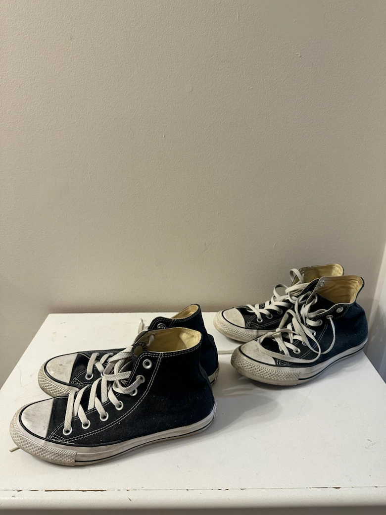 UNISEX Black Converse Chuck Taylor All Star high-top sneakers