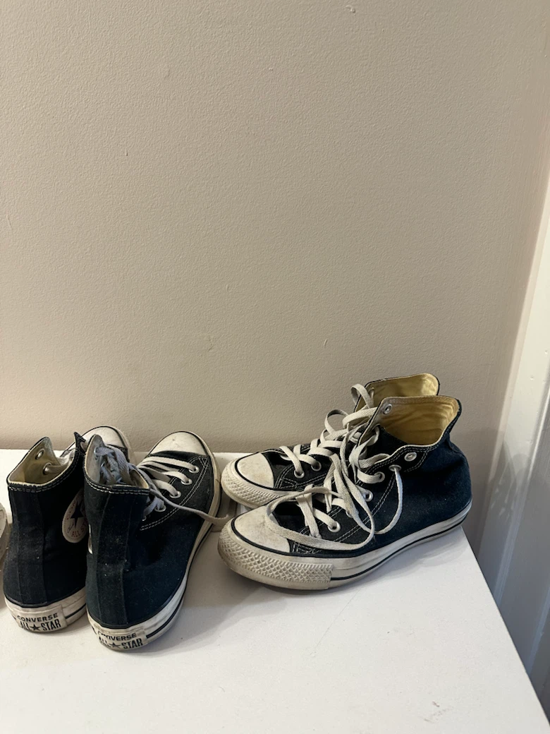 UNISEX Black Converse Chuck Taylor All Star high-top sneakers - photo 2