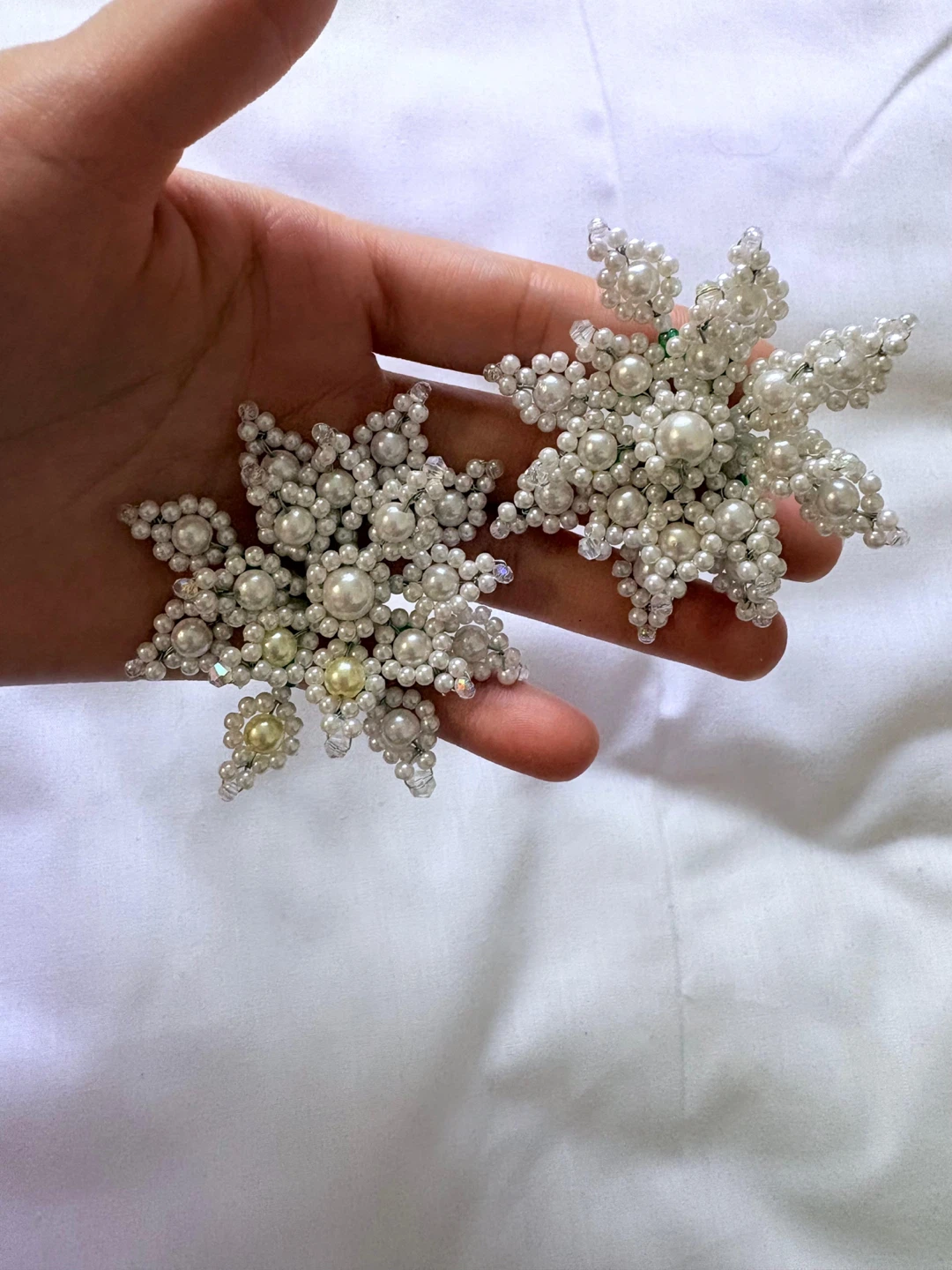 Handmade Beaded Hair Clips Tembleque - photo 4