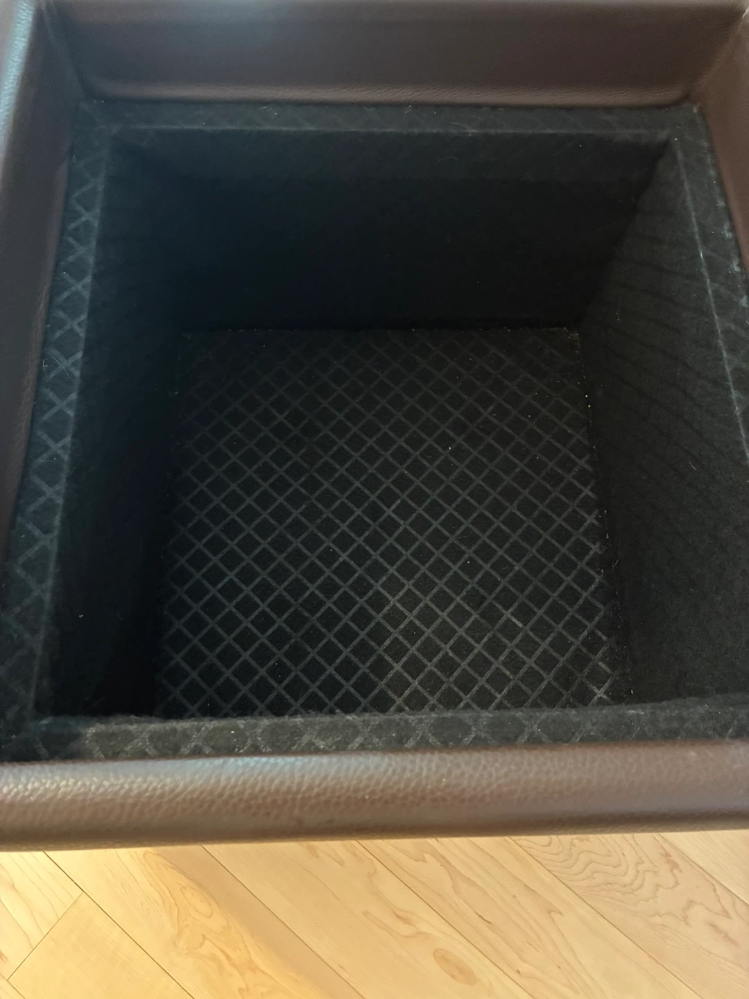 Brown Storage Ottoman Cube - photo 3