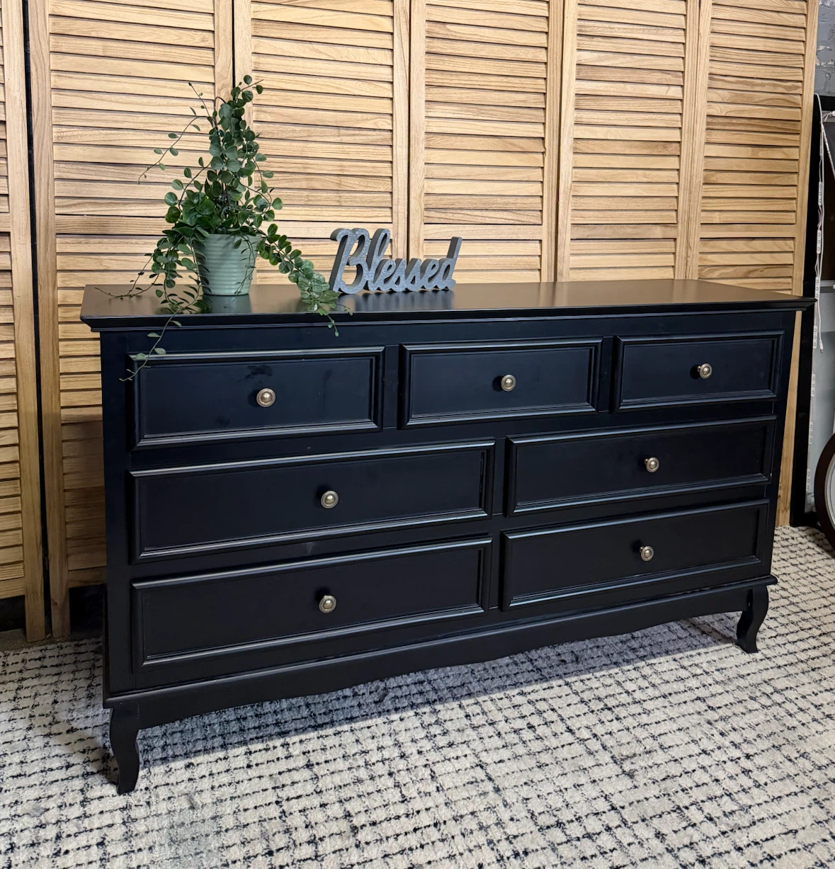 Black 7-Drawer Dresser - photo 3