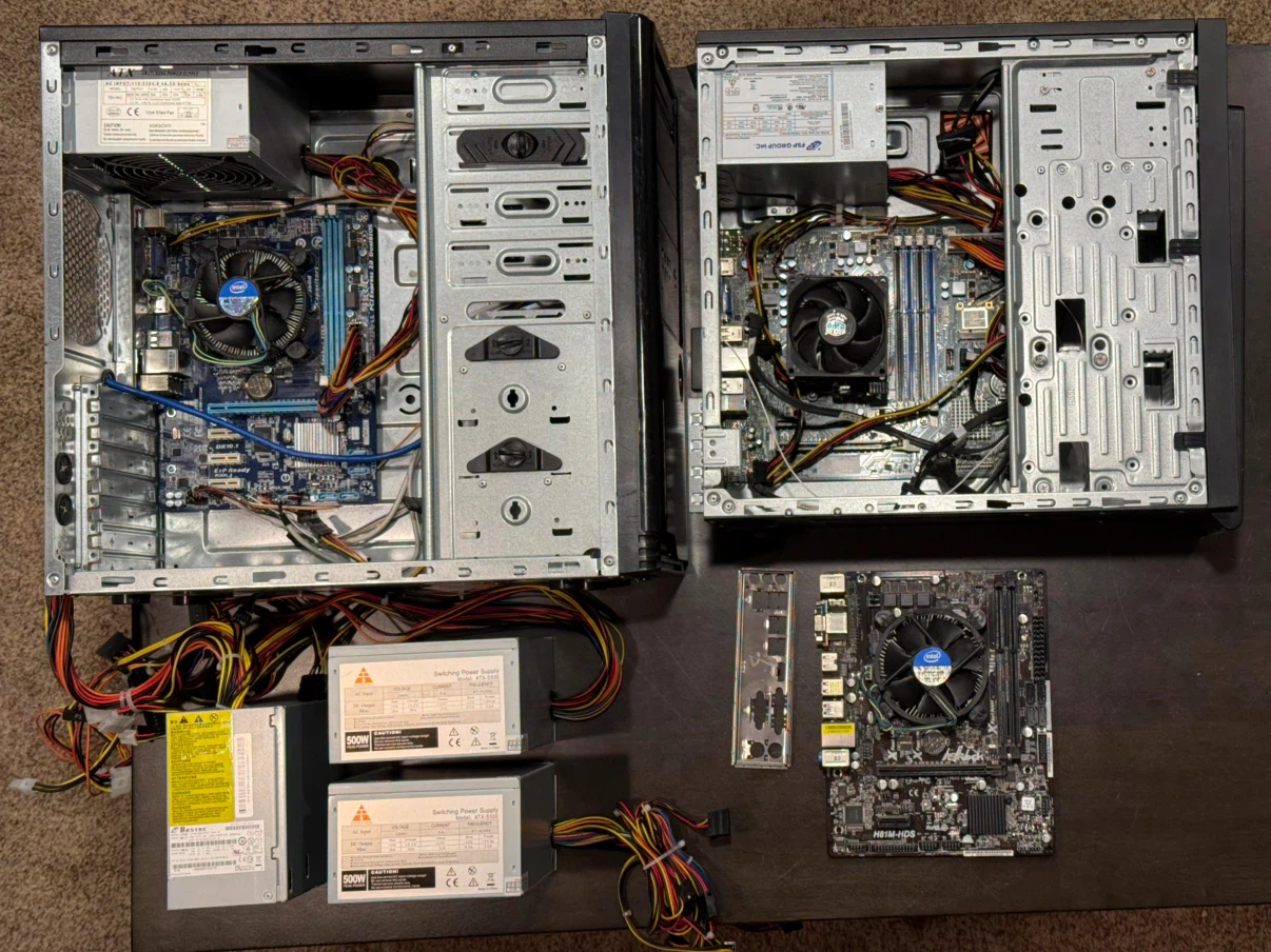 Various old PC parts