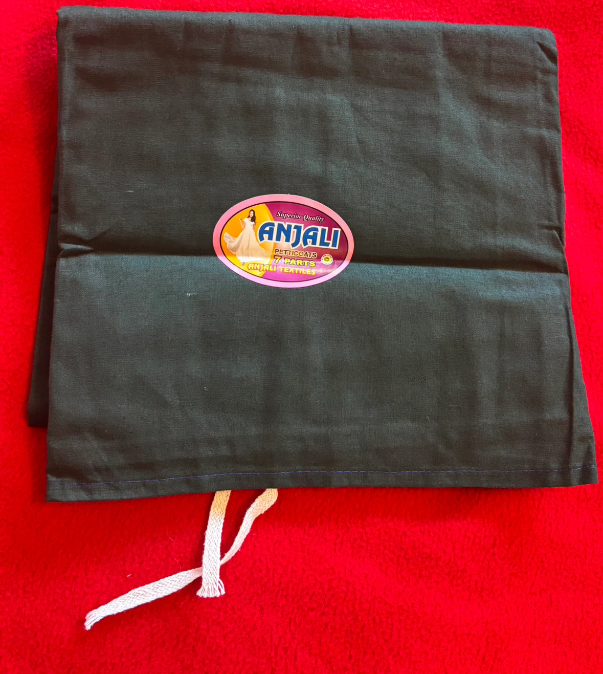 Anjali Textiles Dark Green Fabric Bag