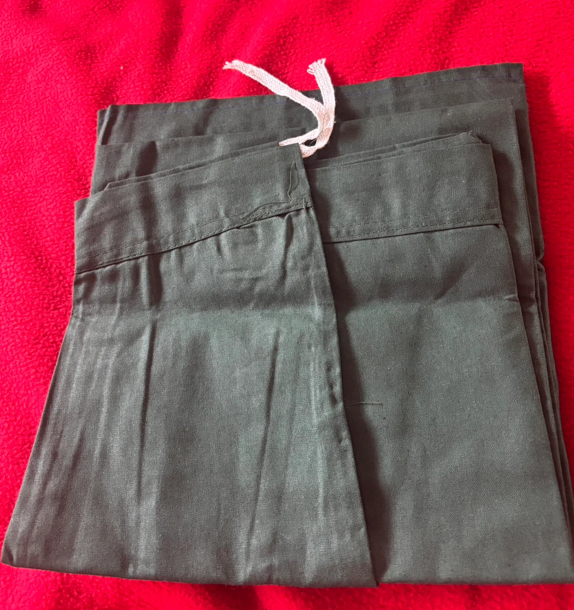 Anjali Textiles Dark Green Fabric Bag - photo 3