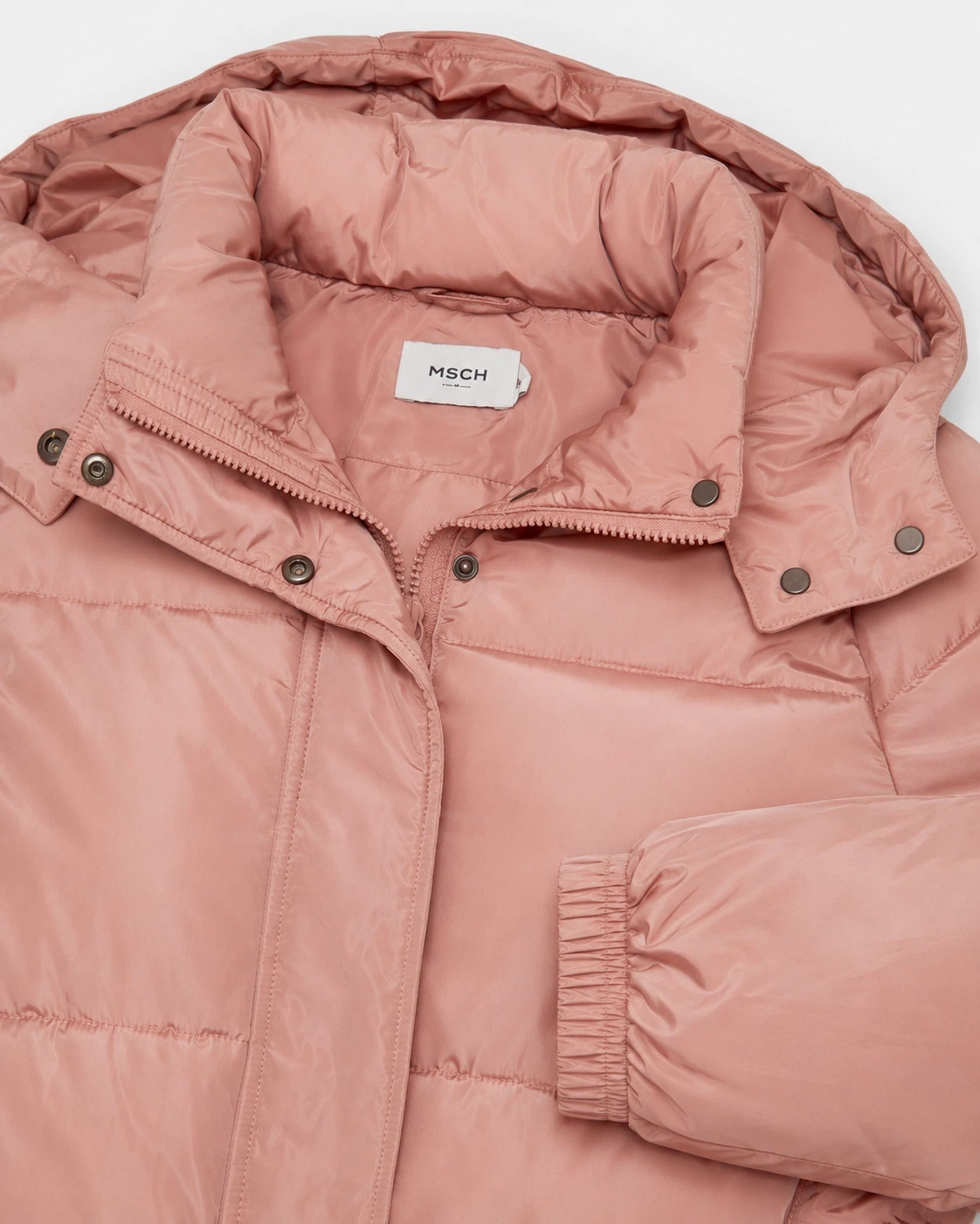 MSCH Pink Puffer Jacket with Hood - photo 2