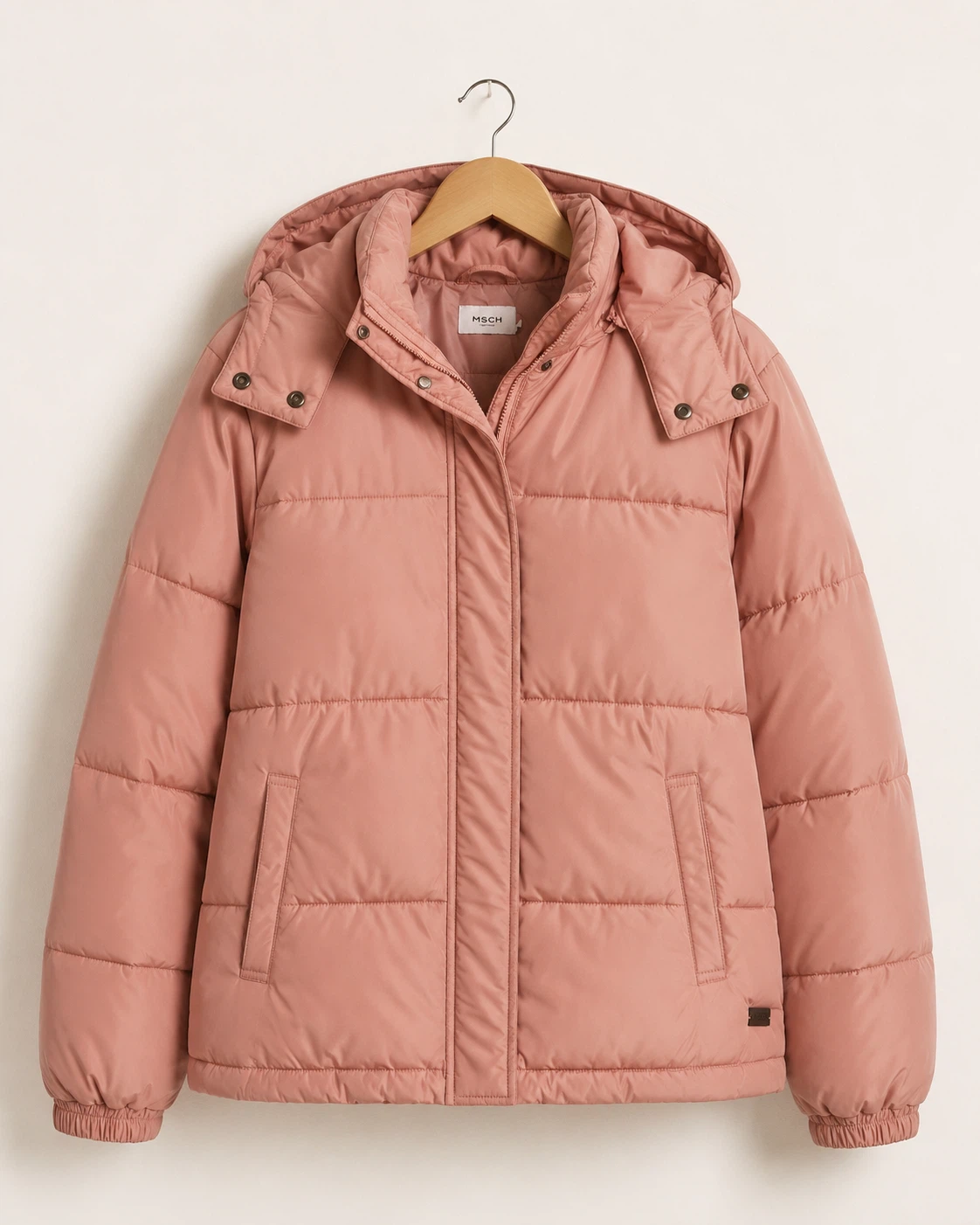 MSCH Pink Puffer Jacket with Hood - photo 3