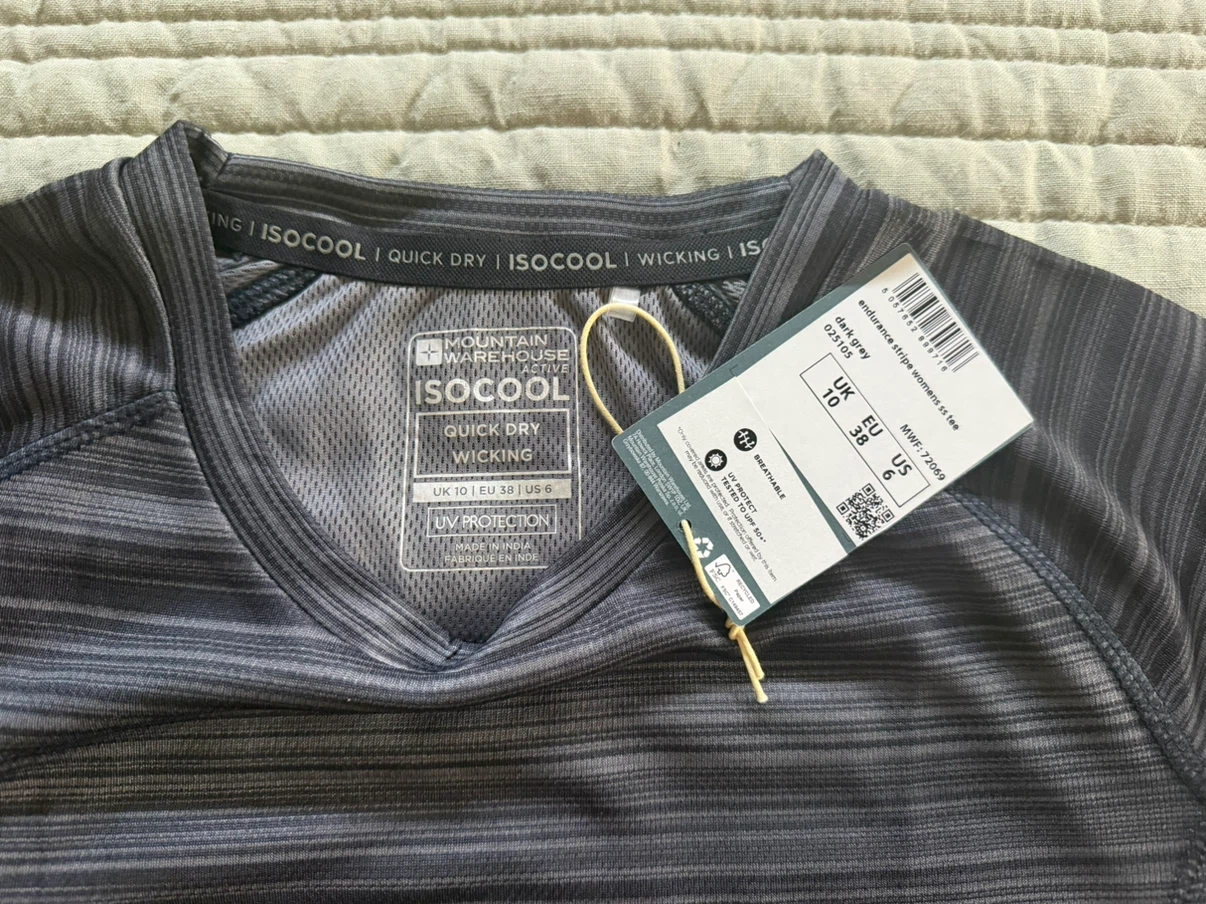 Mountain Warehouse ISOCool Quick Dry Wicking T-Shirts x2 - photo 3