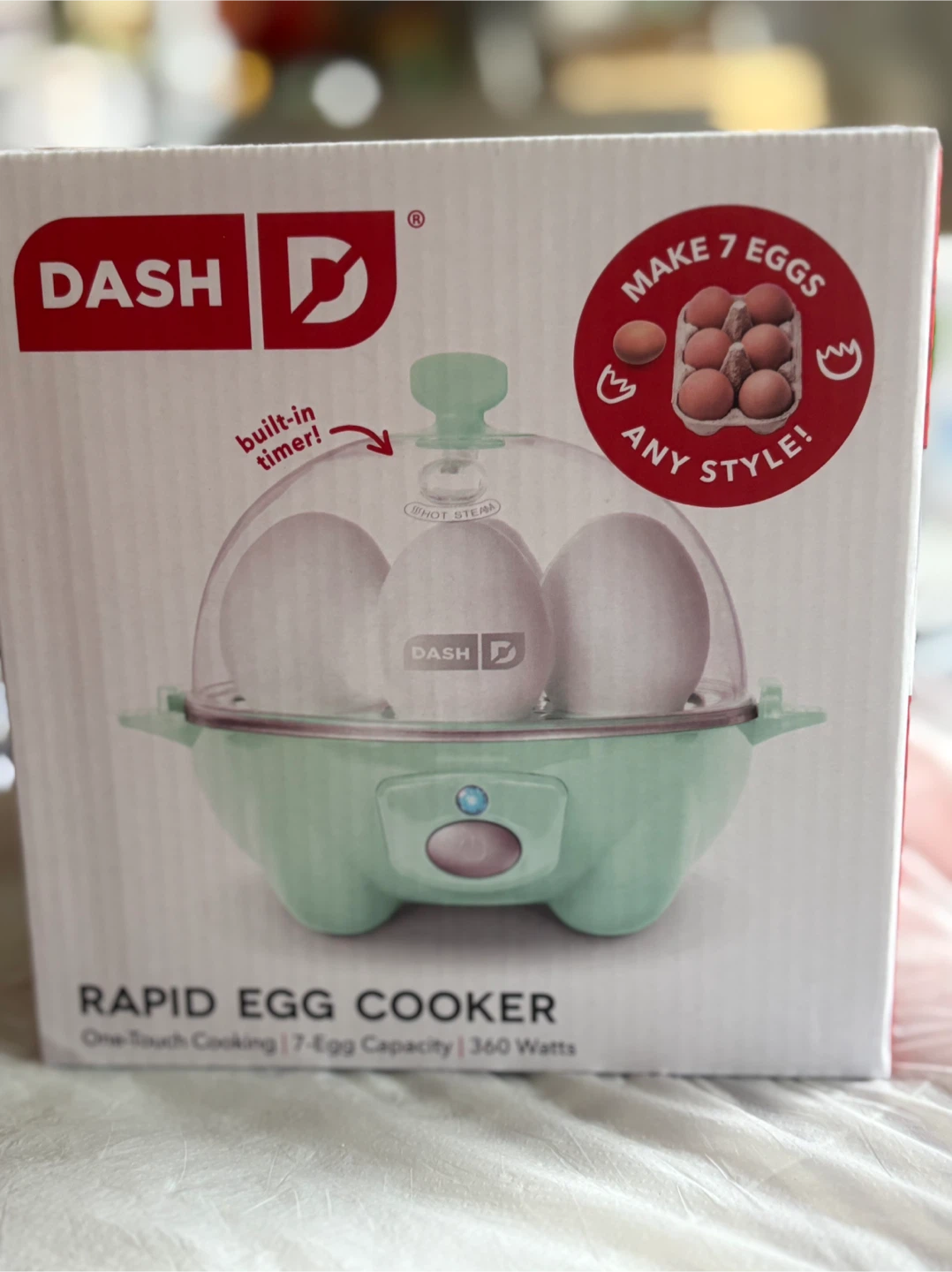 Dash Rapid Egg Cooker - Aqua