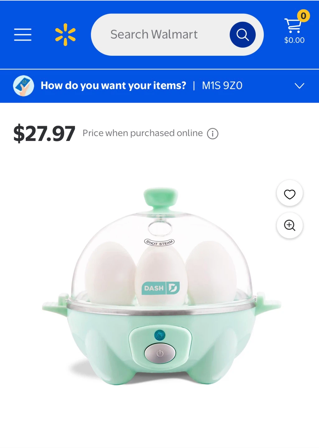 Dash Rapid Egg Cooker - Aqua - photo 3