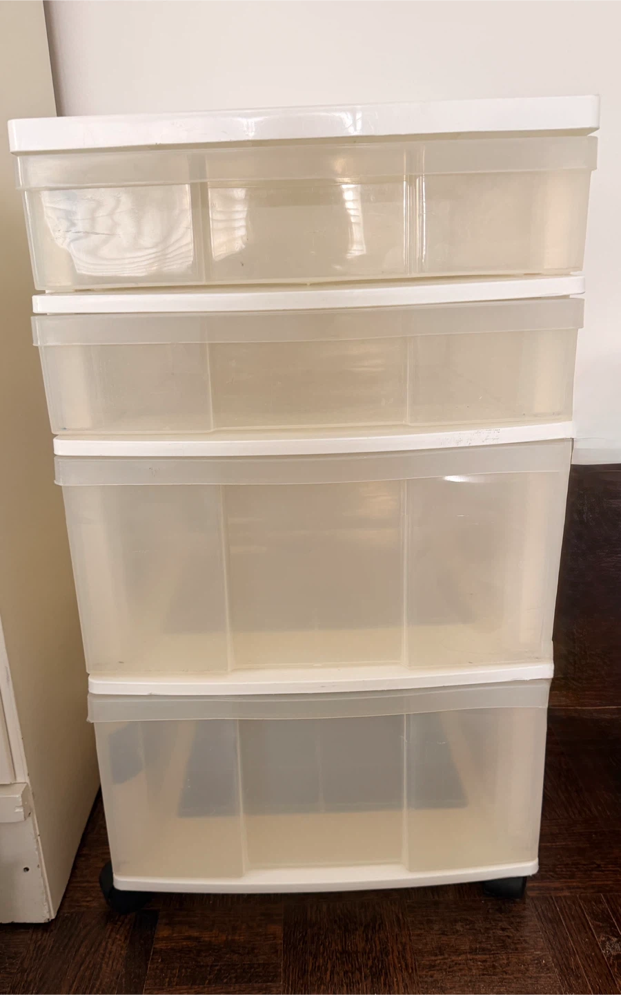 Stackable Storage Drawer Unit with Wheels