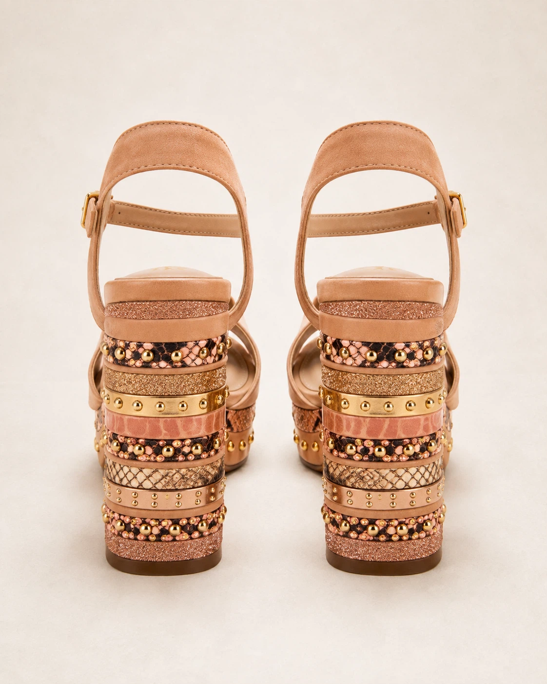 ALDO Women's Nude Platform Heeled Sandals - photo 4