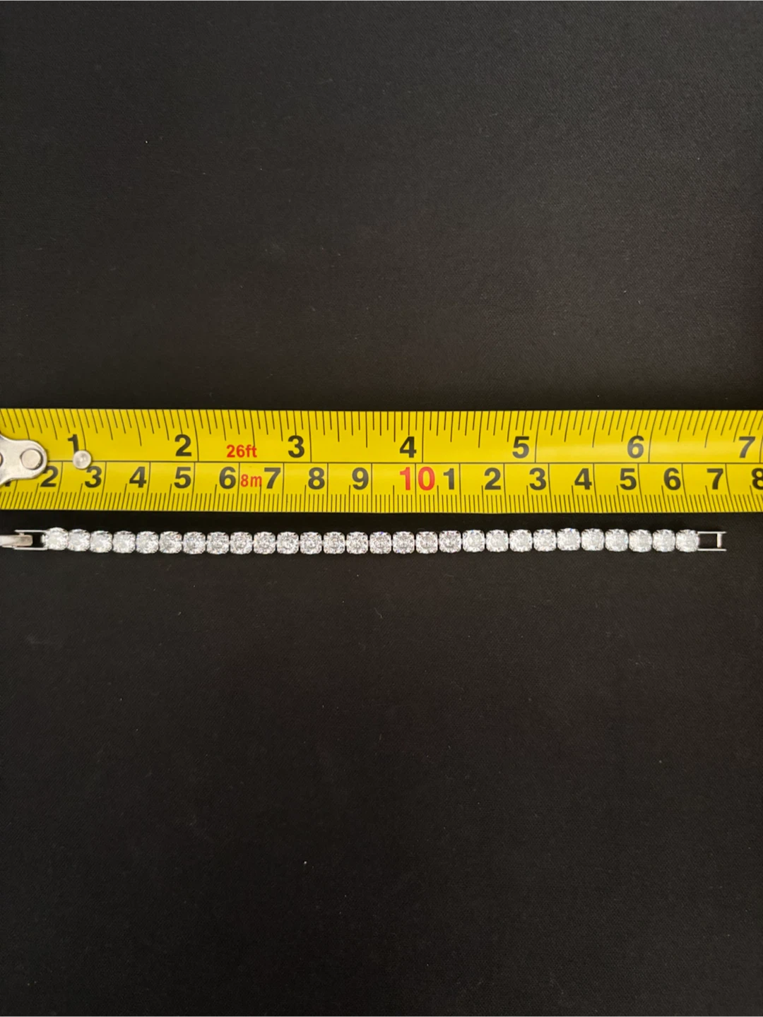 Silver Tennis Bracelet with Cubic Zirconia - photo 3
