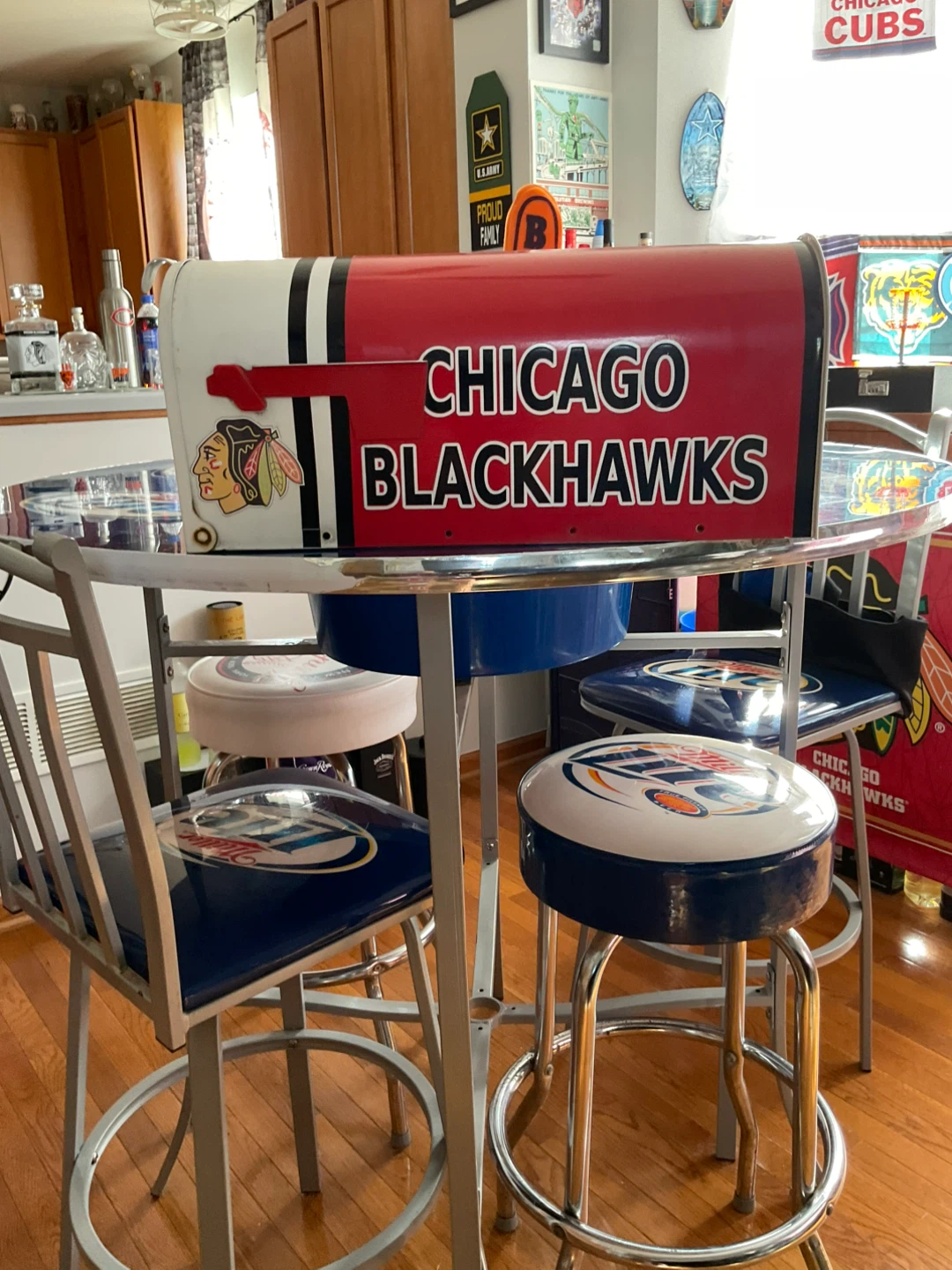 Chicago Blackhawks Mailbox