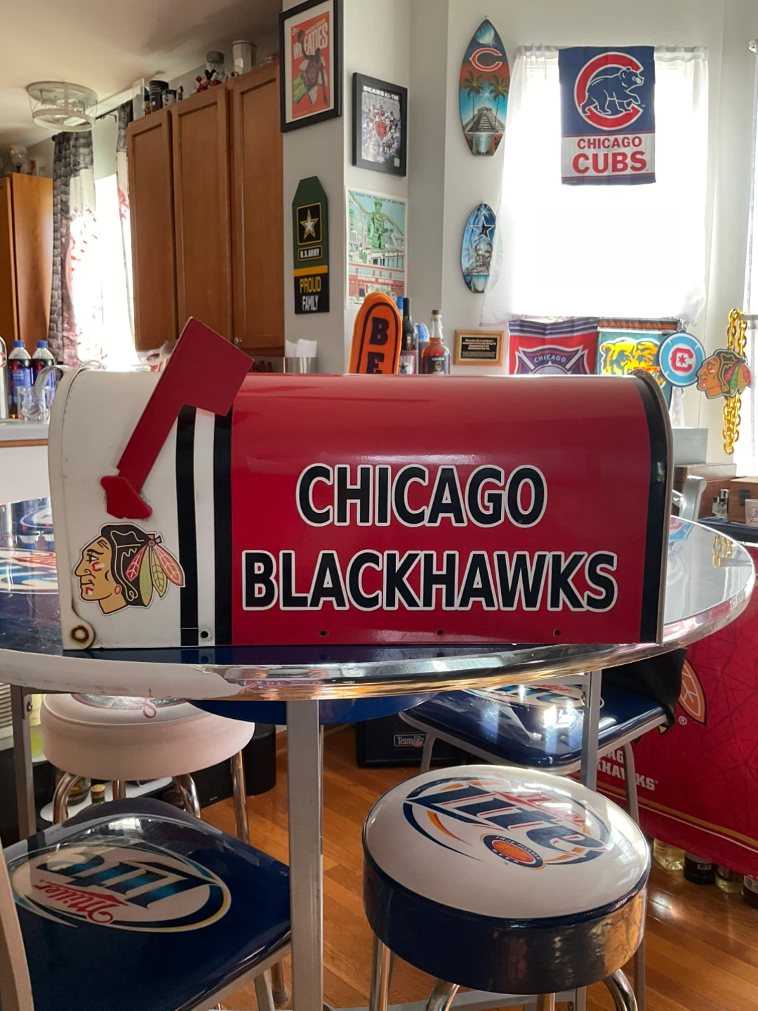 Chicago Blackhawks Mailbox - photo 2